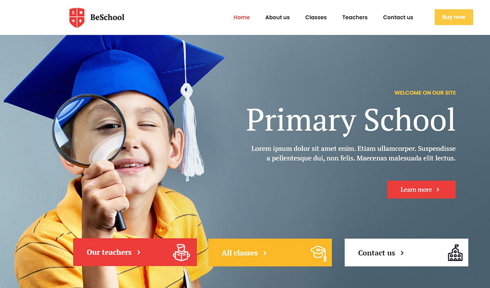 School Website Design